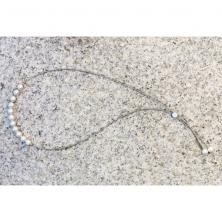 1.3 Perlen Collier weiß Harmonie