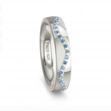 R.3 Verlobungsring Platin Silber Brillanten 0,23ct